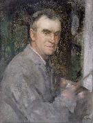 Edward Arthur Walton Self portrait oil painting on canvas